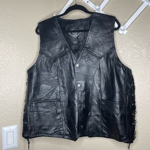 Diamond Plate Jackets & Coats Diamond Plate Buffalo Leather Motorcycle Vest Poshmark